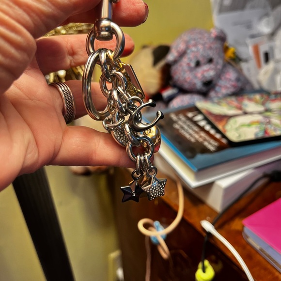 Coach Gold And Silver Moon And Stars Bag Charm Rare - Picture 11 of 16